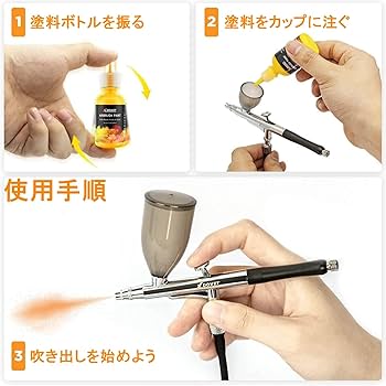 エアブラシ　塗料多数 81aj-T4UyjL._UF350,350_QL50_.jpg